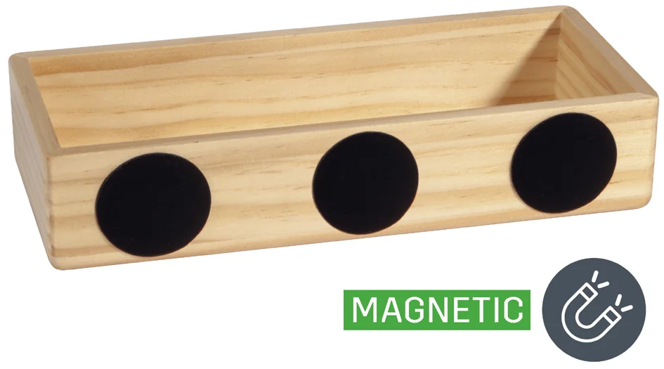 sigel Pot à crayon en bois pour tableau magnétique blanc - OEM BA400