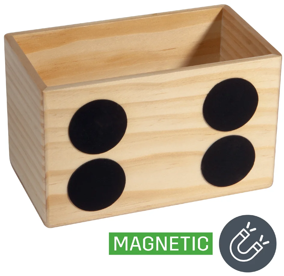 sigel Pot à crayon en bois pour tableau magnétique blanc - OEM BA401