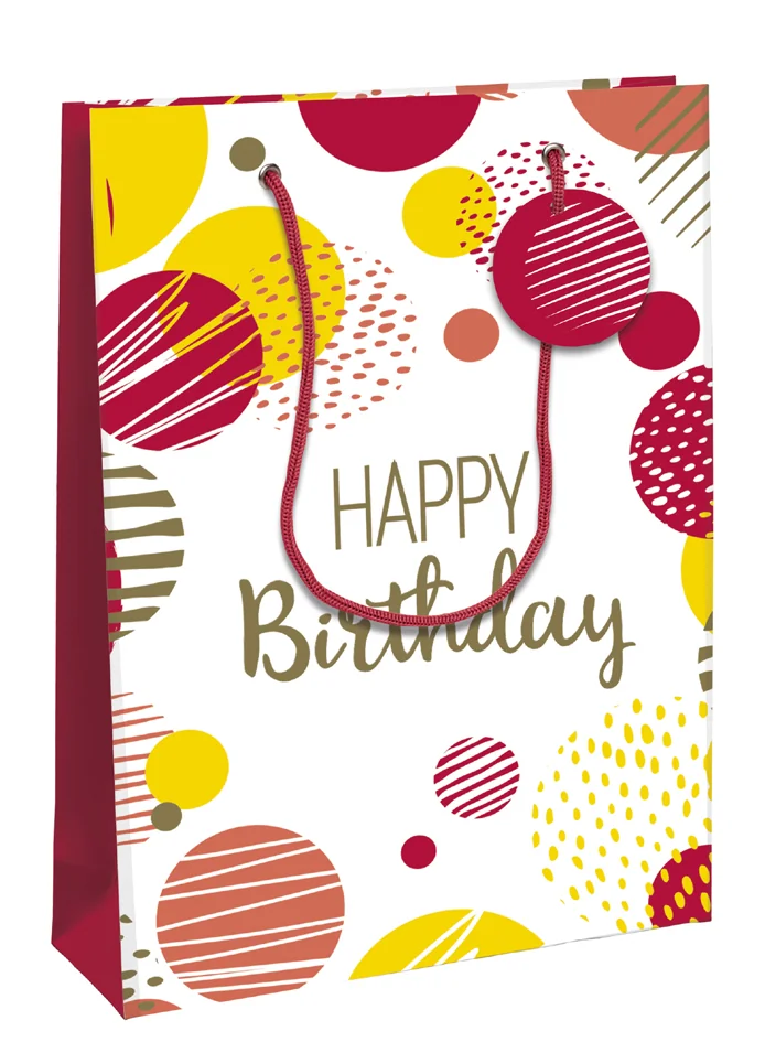 Clairefontaine Sac cadeau 'Happy Birthday rose', shopping - OEM 32484-6C