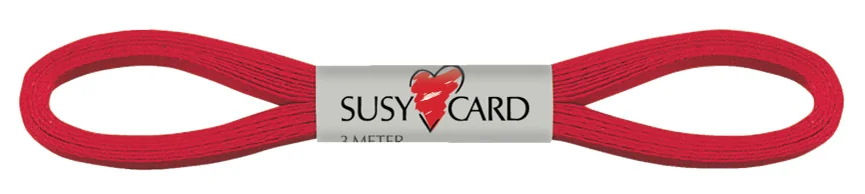 SUSY CARD Ruban cadeau 'Easy', 6 mm x 3 m, champagne - OEM 11230224