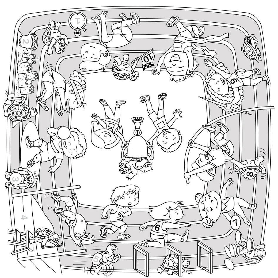 PAPERFLOW Table à dessiner KIDS 'JUNGLE', hauteur: 460 mm - OEM TK46.10.MC – Image 5