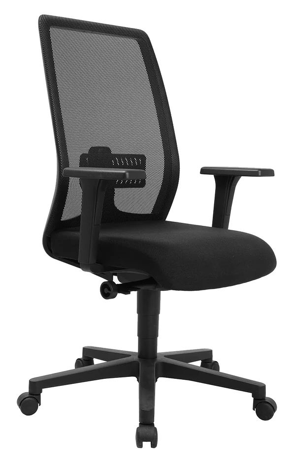 Topstar Chaise de bureau pivotante 'Eurostar 200', noir/gris - OEM EU20 OG230