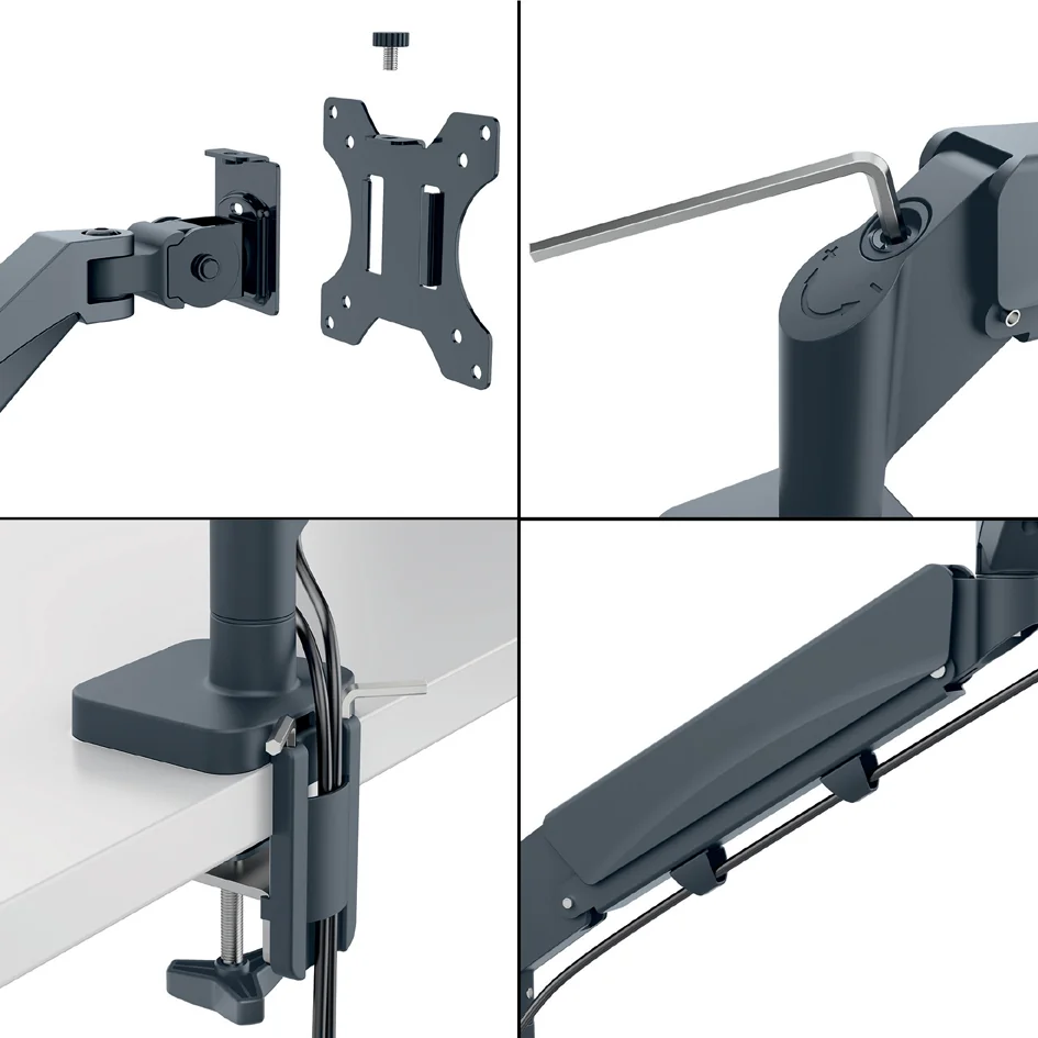 LEITZ Bras pour écran Ergo avec support ordinateur portable - OEM 65380089