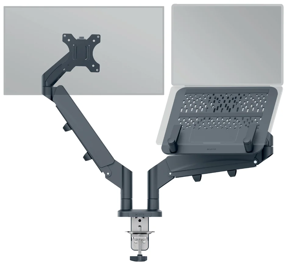 LEITZ Bras pour écran Ergo avec support ordinateur portable - OEM 65380089 – Image 4