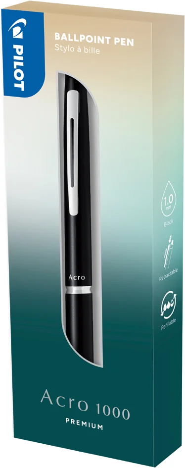 PILOT Stylo à bille ACRO 1000 PREMIUM, Navy - OEM PCA435907