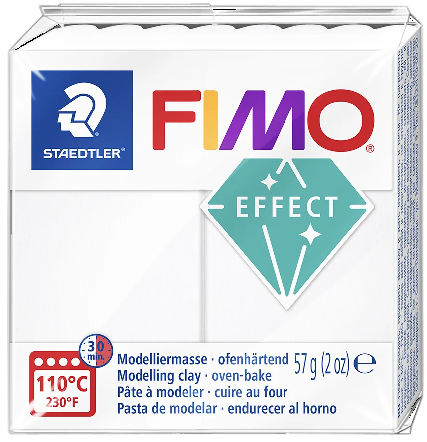 FIMO EFFECT Pâte à modeler, 57 g, translucide - OEM 8010-014
