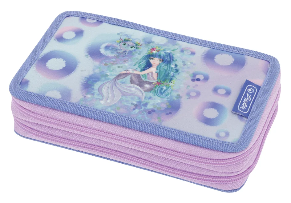 herlitz Etui scolaire double 'Mystic Mermaid', 23 pièces - OEM 300001557