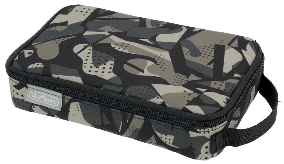 herlitz Trousse 2 Go 'Camo Grey' - OEM 300001577