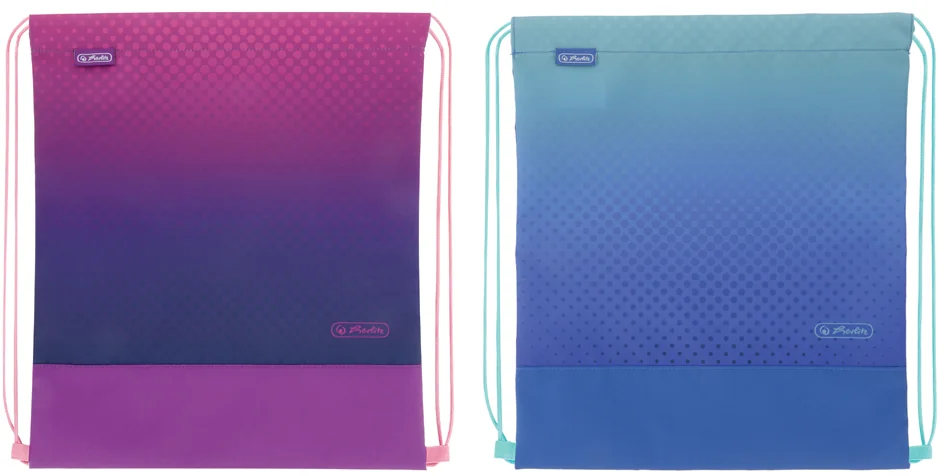 herlitz Sac de sport 'Dip Dye Mix' - lot de 4 - OEM 300001578