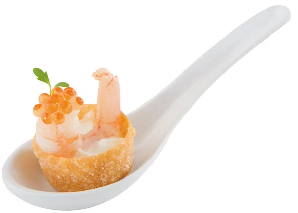 APS Cuillère pour amuse-gueule FRIENDLY, 45 x 110 mm, noir - OEM 79013