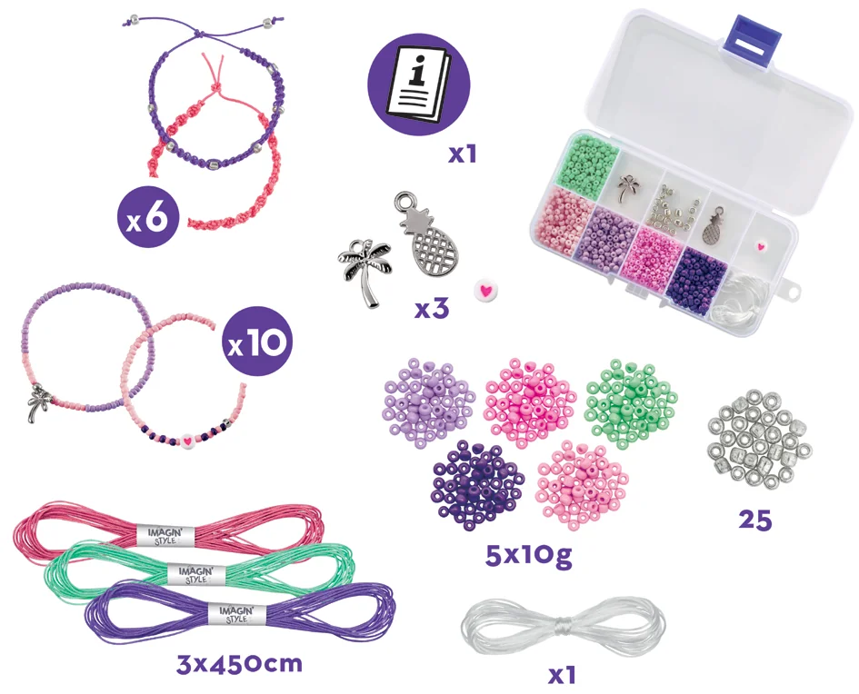Maped Creativ Kit bijoux IMAGIN'STYLE Bracelets Barbie - OEM 907472 – Image 2