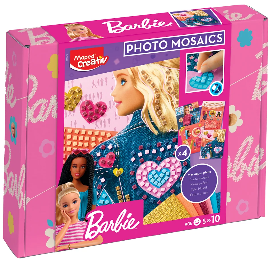 Maped Creativ Mosaïque en mousse PHOTO MOSAICS Barbie - OEM 907071