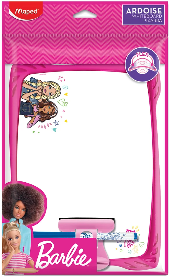Maped Ardoise Barbie, effaçable à sec, blanc - OEM 583523