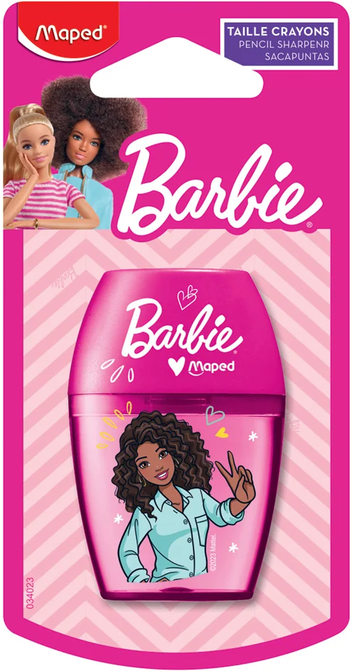 Maped Taille-crayon Barbie, en plastique, rose - OEM 034023