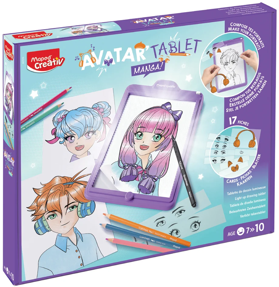 Maped Creativ Tablette lumineuse à dessiner AVATAR MANGA - OEM 907076