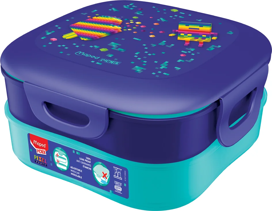 Maped Boîte à déjeuner KIDS CONCEPT PIXEL PARTY, 1,4 l - OEM 871098