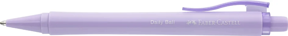FABER-CASTELL Stylo à bille rétractable DAILY BALL, lilas - OEM 140688