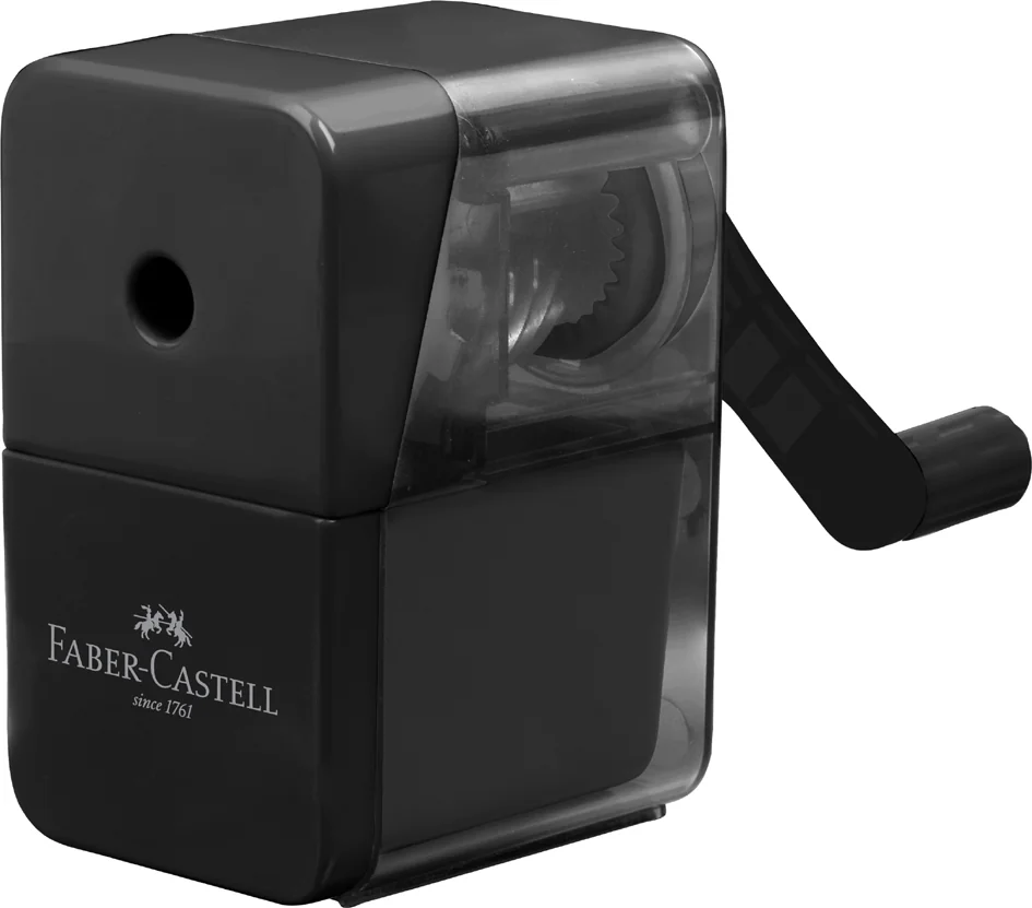 FABER-CASTELL Machine à tailler, manuelle, 1 trou, noir - OEM 180984