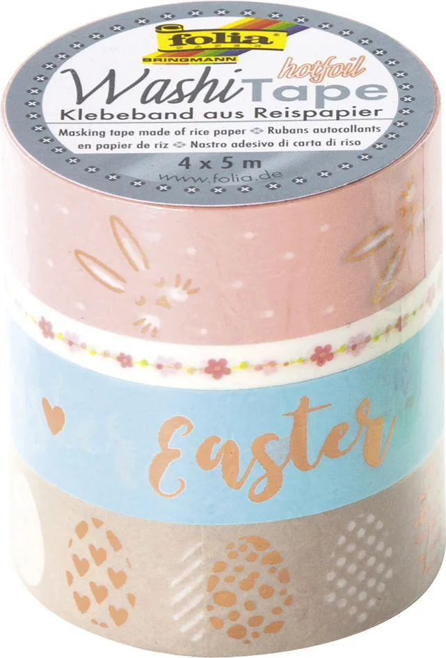 folia Ruban adhésif décoratif Washi-Tape 'FOLLOW THE RABBIT' - OEM 26448