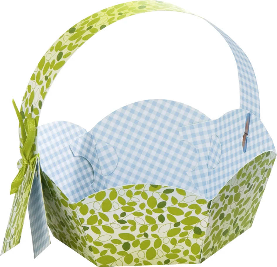 folia Panier pour cadeaux en carton imprimé, diamètre 115 mm - OEM 975124