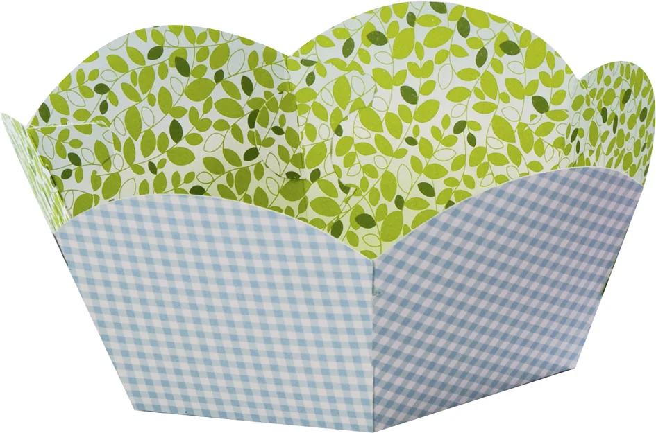folia Panier pour cadeaux en carton imprimé, diamètre 145 mm - OEM 975224