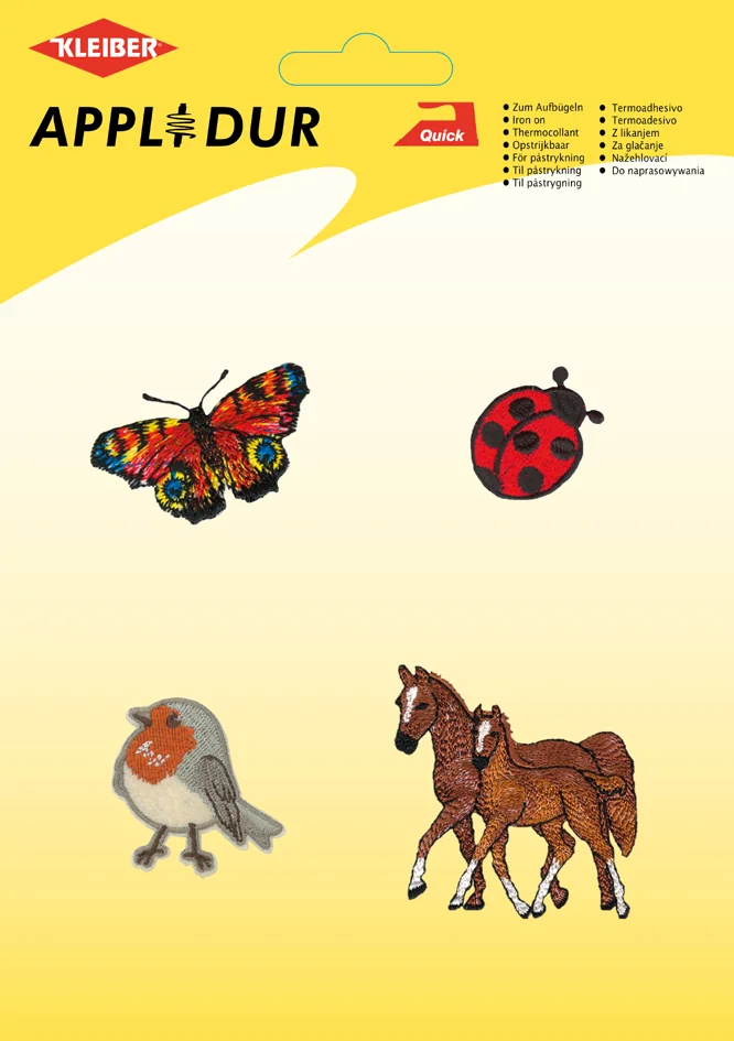 KLEIBER Assortiment d'applications 'Animal', 4 motifs - OEM LM-0905A