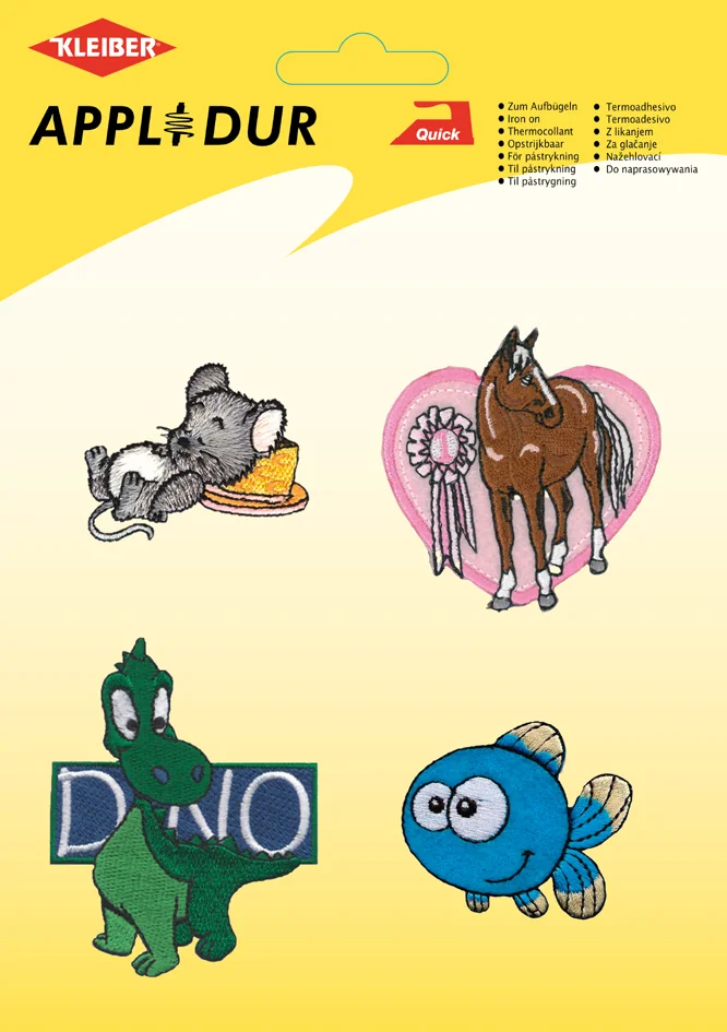 KLEIBER Assortiment d'applications 'Animal', 4 motifs - OEM LM-0905A – Image 2