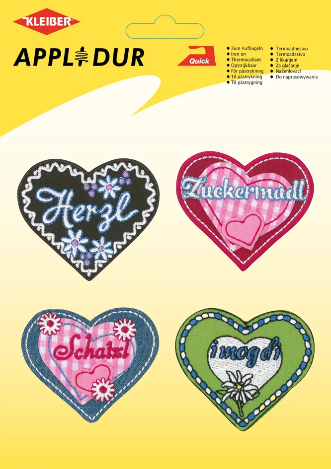 KLEIBER Assortiment d'applications 'Country Style' 10 motifs - OEM LM-0907A