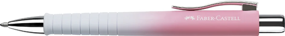 FABER-CASTELL Stylo à bille POLY BALL, blanc / rose - OEM 241108