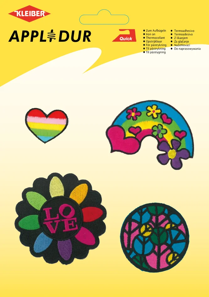 KLEIBER Assortiment d'applications 'Lovely Heart', 5 motifs - OEM LM-0900