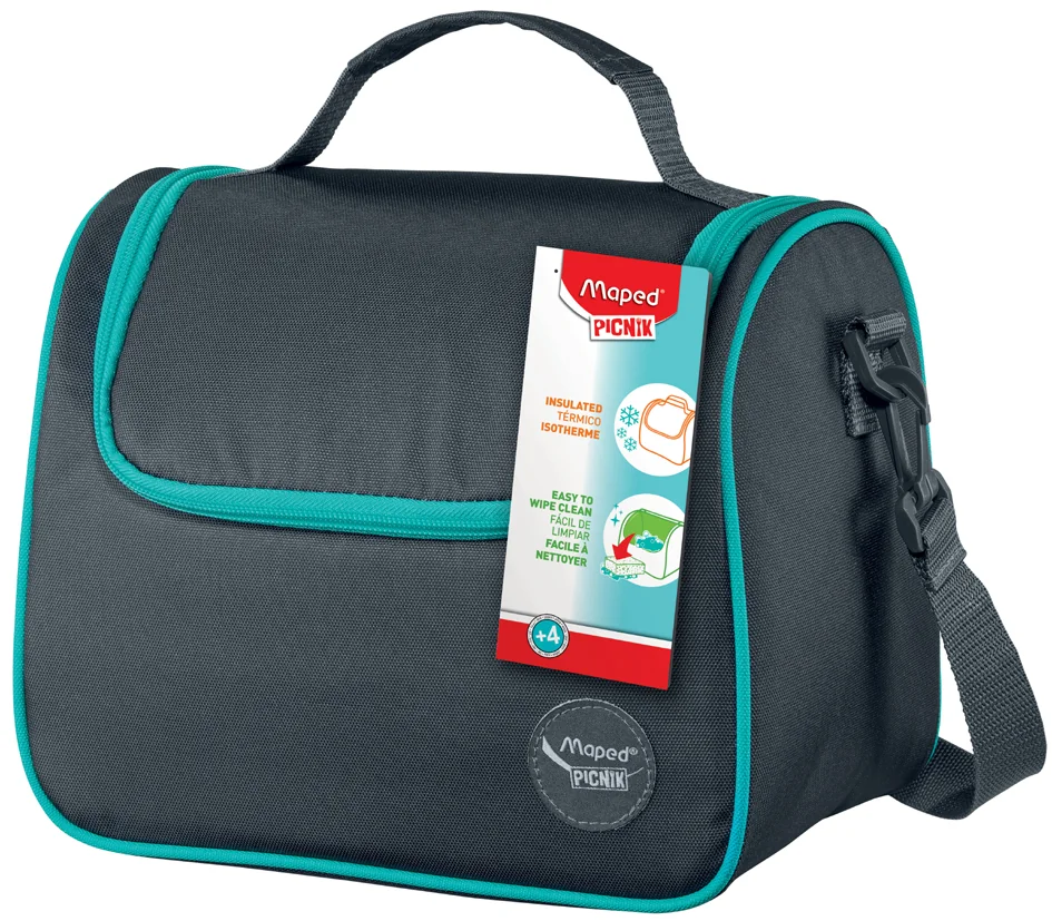 Maped PICNIK Sac à repas ORIGINS avec bandoulière, gris - OEM 872106