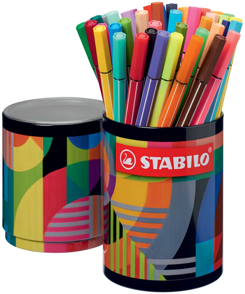 STABILO Feutre Pen 68, boîte métal de 45 ARTY - OEM 68/45-2-20