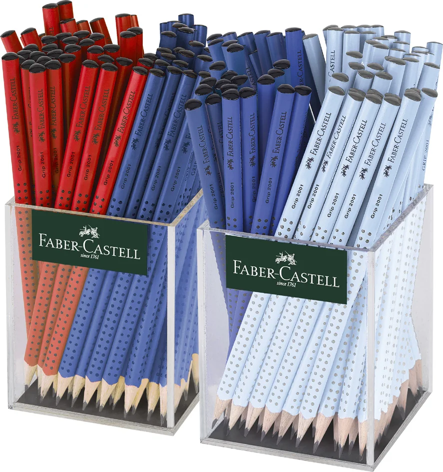 FABER-CASTELL Crayon de papier GRIP 2001, dans un pot - OEM 117040