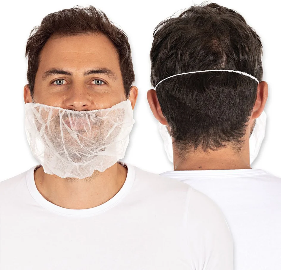 HYGOSTAR Couvre-barbe en PP non tissé, taille unique, bleu - OEM 29206