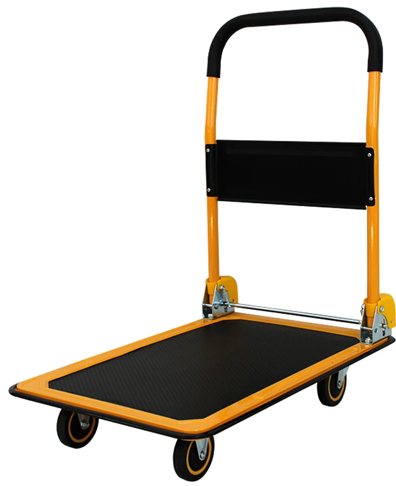pavo Chariot à plate-forme, capacité: 150 kg, noir/orange - OEM 8019656