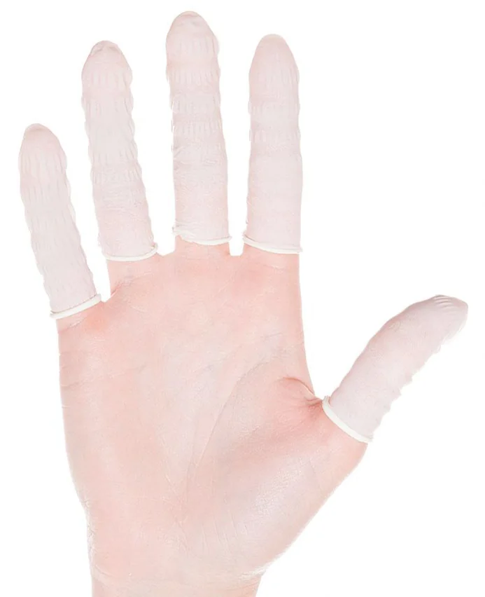 HYGOSTAR Doigtier nitrile, sans poudre, M, blanc - OEM 26155