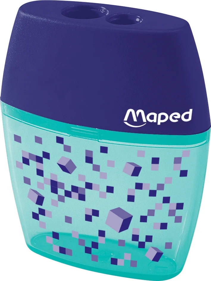 Maped Taille-crayon 2 trous PIXEL PARTY, en plastique - OEM 035023