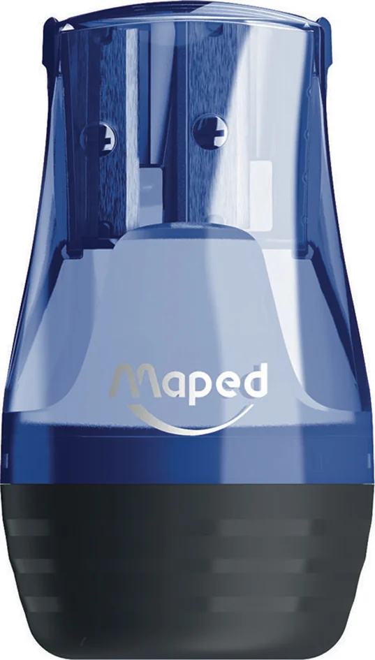 Maped Taille-crayon 2 trous TONIC Metal, bleu/noir - OEM 068611
