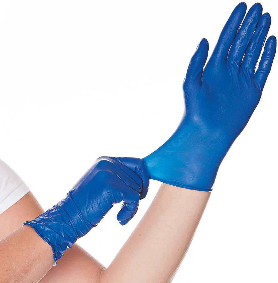 HYGOSTAR Gant en latex Soft Blue, S, sans poudre, bleu - OEM 26766