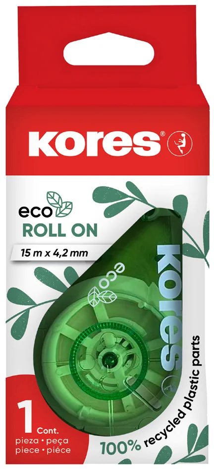 Kores Roller correcteur jetable 'RollOn ECO', 4,2 mm x 15 m - OEM KR84720