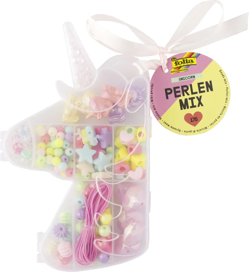 folia Mélange de perles UNICORN, 170 pièces - OEM 32021