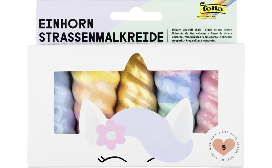 folia Craie de trottoir 'licorne', assorti - OEM 380509