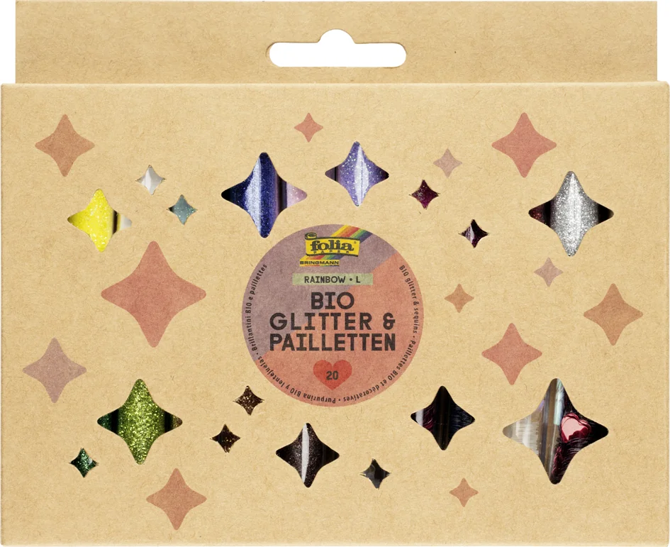 folia Set de paillettes BIO, Rainbow L - OEM 5781