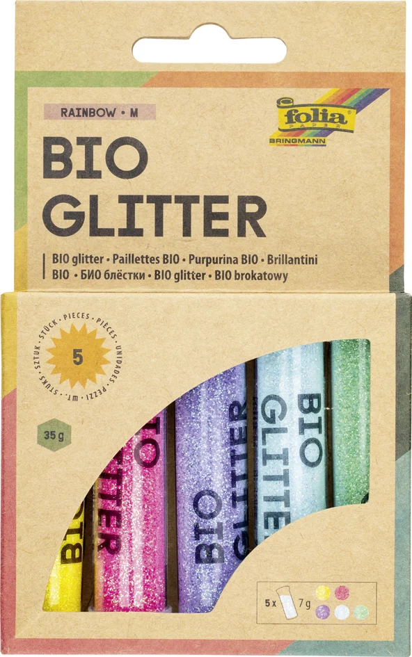 folia Mélange de paillettes BIO RAINBOW M - OEM 57812