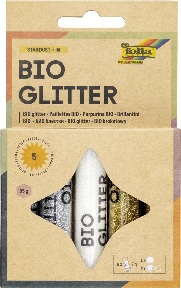 folia Mélange de paillettes BIO STARDUST M - OEM 57811