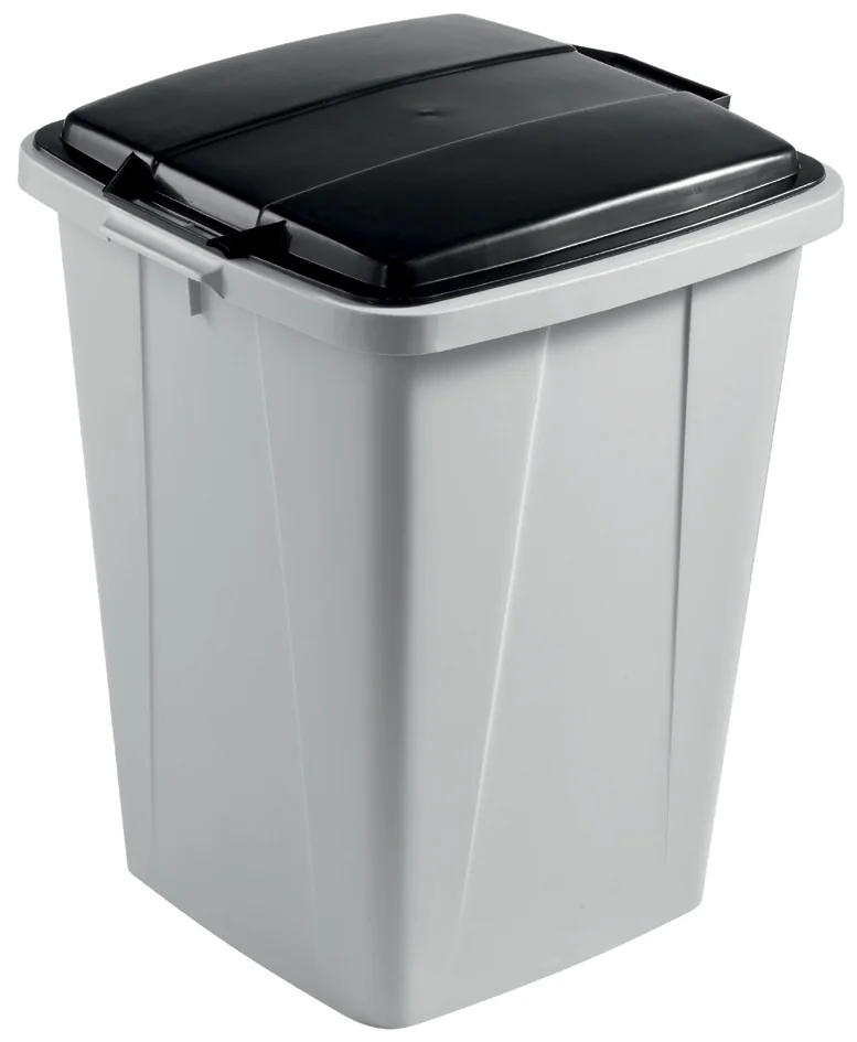 DURABLE Poubelle DURABIN ECO 90, carré, noir - OEM 1800505221