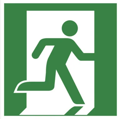EXACOMPTA Plaque de signalisation 'Flèche vers la droite' - OEM 67069B