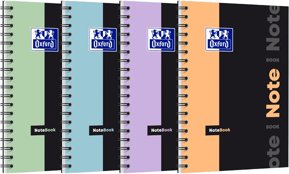 Oxford Etudiants Cahier à spirale NOTEBOOK Pastel, B5, seyès - OEM 400180731