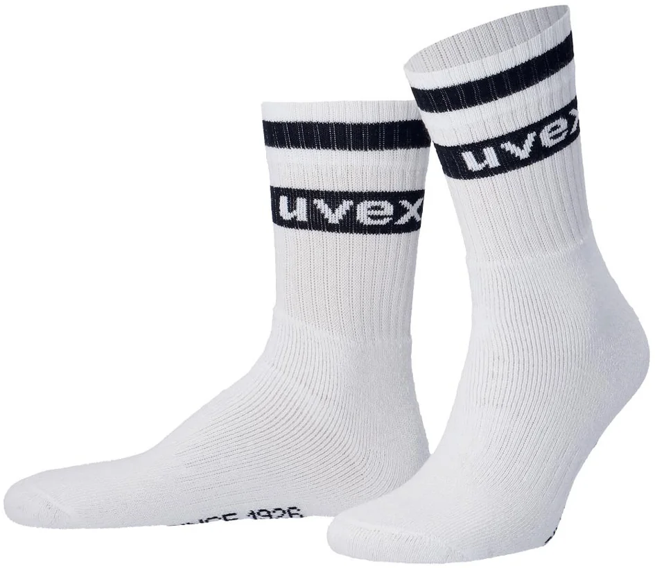 uvex Chaussette 'Basic', taille 35-38, pack de 3, blanc - OEM 8861338