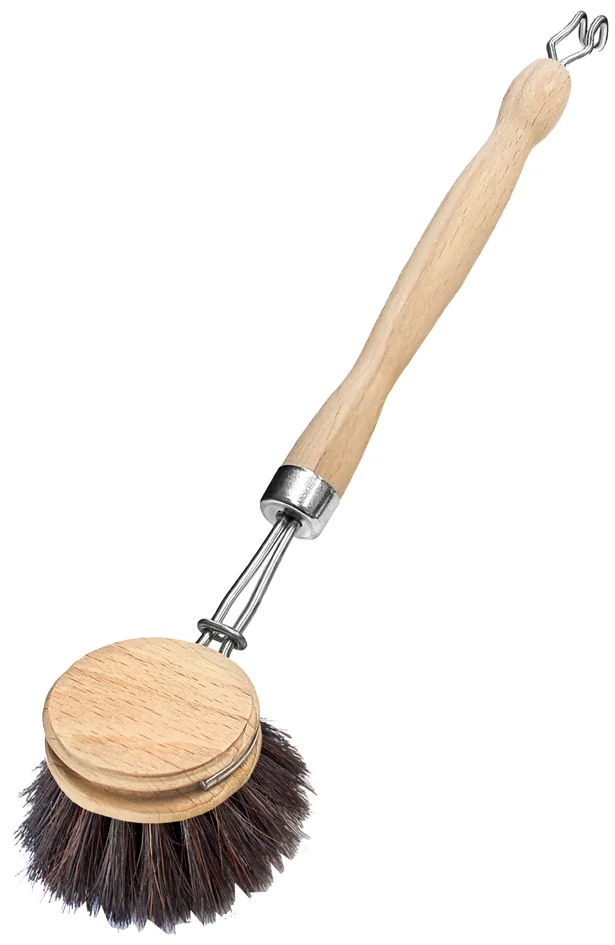 Peggy Perfect Brosse à vaisselle, bois naturel, rond - OEM 8003